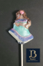 3529 Flamenco Spanish Dancing Girl Chocolate or Hard Candy Lollipop Mold